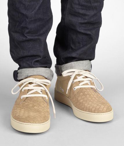 BOTTEGA VENETA - Intrecciato Suede Sneaker