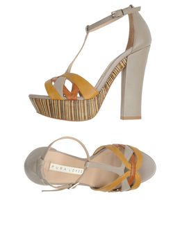 PURA LÓPEZ - CALZATURE - Sandali con plateau