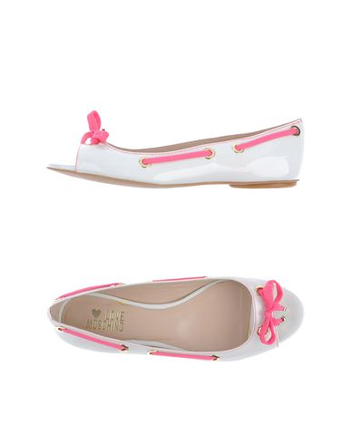 ZOOM LOVE MOSCHINO - Peep-toe ballet flats