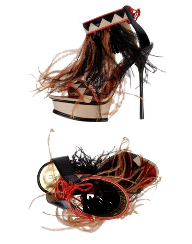 ZOOM DSQUARED2 - Platform sandals