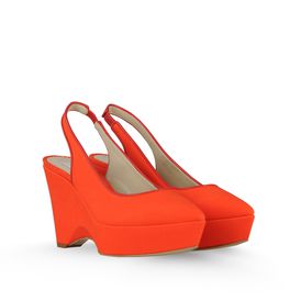 STELLA McCARTNEY, Wedges, Nathalie Canvas Wedges 100mm