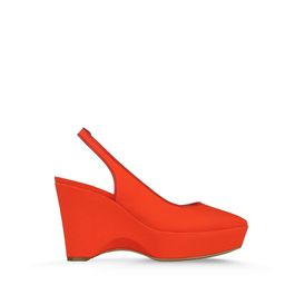 STELLA McCARTNEY, Wedges, Nathalie Canvas Wedges 100mm