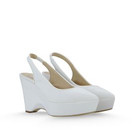 STELLA McCARTNEY, Wedges, Nathalie Canvas Wedges 100mm