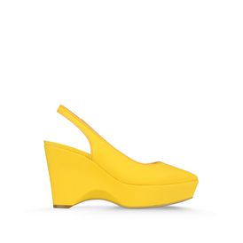 STELLA McCARTNEY, Wedges, Nathalie Canvas Wedges 100mm