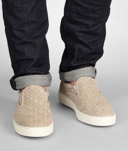 BOTTEGA VENETA - Intrecciato Suede Sneaker