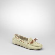 Intrecciato Suede Moccasin - Flats, ballerinas and loafers - BOTTEGA VENETA - PE13 - 490