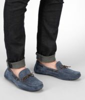 Bottega Veneta® Intrecciato Suede Moccasin Bottega Veneta® Intrecciato Suede Moccasin
