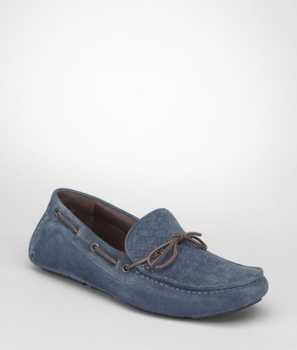BOTTEGA VENETA - Intrecciato Suede Moccasin