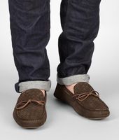 Bottega Veneta® Mokassin aus Wildleder Intrecciato Bottega Veneta® Mokassin aus Wildleder Intrecciato