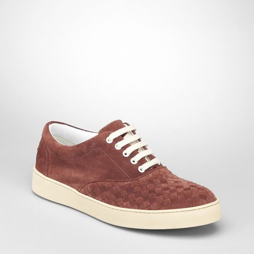 SneakersShoesLeatherRed Bottega Veneta®