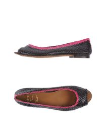 TARA - Peep-toe ballet flats