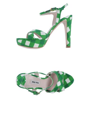 ZOOM MIU MIU - Platform sandals