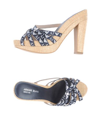 ZOOM ARMANI JEANS - Platform sandals