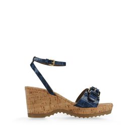 STELLA McCARTNEY, Wedges, Linda Moc Croc Sandals 70mm
