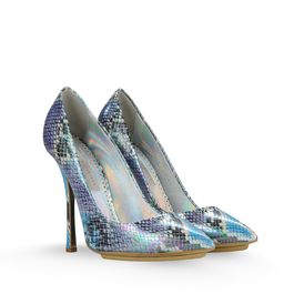 STELLA McCARTNEY, Pumps, Gwen Hologram Faux Python Pump 120mm