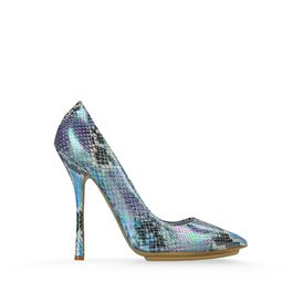 STELLA McCARTNEY, Pumps, Gwen Hologram Faux Python Pump 120mm