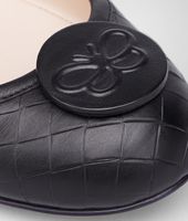 Bottega Veneta® Nero Intrecciomirage Ballerina Bottega Veneta® Nero Intrecciomirage Ballerina