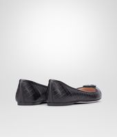 Bottega Veneta® Nero Intrecciomirage Ballerina Bottega Veneta® Nero Intrecciomirage Ballerina