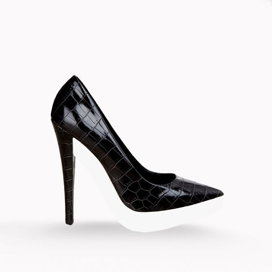 Stella McCartney,  Mock Croc Lauren Pump 135mm