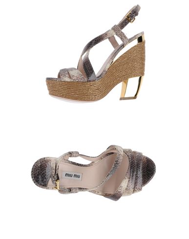 ZOOM MIU MIU - Platform sandals