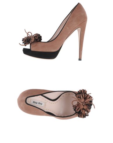 ZOOM MIU MIU - Pumps with open toe