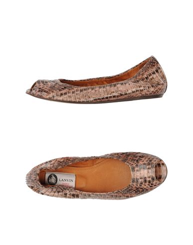 ZOOM LANVIN - Peep-toe ballet flats