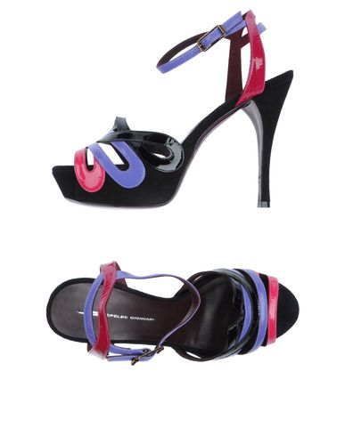 ZOOM LEOPOLDO GIORDANO - Platform sandals