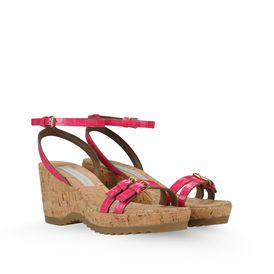 STELLA McCARTNEY, Wedges, Linda Moc Croc Sandals 70mm
