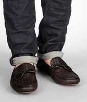 Bottega Veneta® Intrecciato Washed Cervo Moccasin Bottega Veneta® Intrecciato Washed Cervo Moccasin