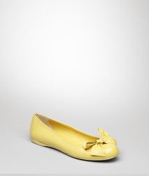 Flats, ballerinas and loafersShoesLeatherYellow Bottega Veneta®