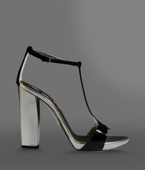 High-heeled sandals