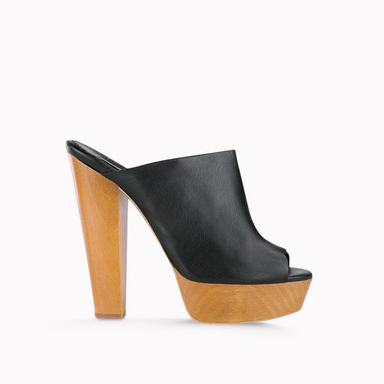 Stella McCartney, Black Faux Nappa Bailey Mules 