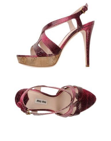 ZOOM MIU MIU - Platform sandals
