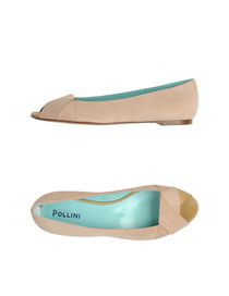 STUDIO POLLINI - Peep-toe ballet flats