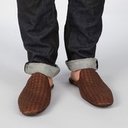 Intrecciato Foulard Calf Slipper - Slippers - BOTTEGA VENETA - PE13 - 530