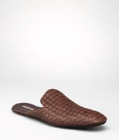 Bottega Veneta® Intrecciato Foulard Calf Slipper Bottega Veneta® Intrecciato Foulard Calf Slipper