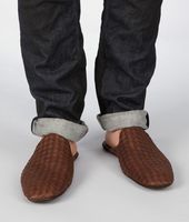 Bottega Veneta® Intrecciato Foulard Calf Slipper Bottega Veneta® Intrecciato Foulard Calf Slipper