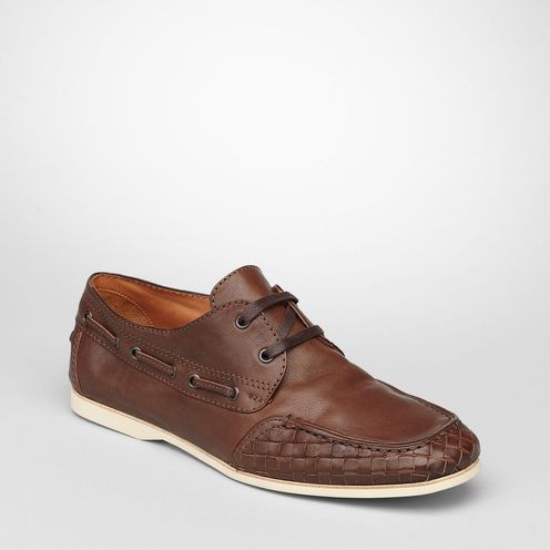 Casual shoesShoesCalf-skin leatherBrown Bottega Veneta®