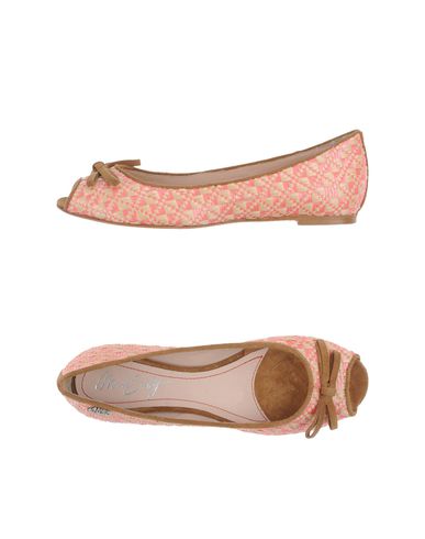 ZOOM MISS SIXTY - Peep-toe ballet flats