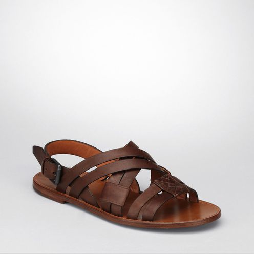 SandalsShoesCalf-skin leatherBrown Bottega Veneta®