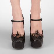 Calf Ayers Butterfly Mary Jane Pump - Heels and wedges - BOTTEGA VENETA - PE13 - 1350