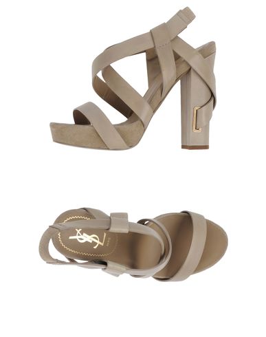 ZOOM YVES SAINT LAURENT RIVE GAUCHE - Platform sandals