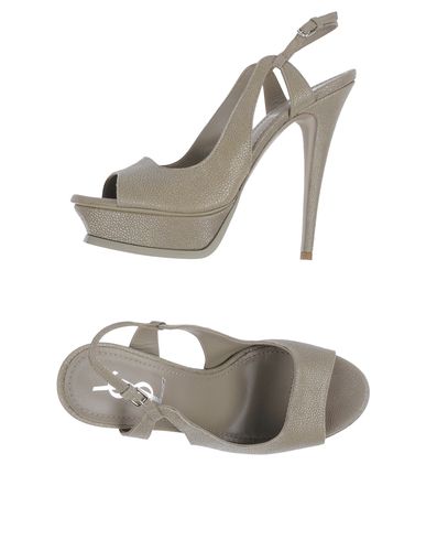 ZOOM YVES SAINT LAURENT RIVE GAUCHE - Platform sandals