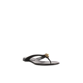 ALEXANDER MCQUEEN, Flats, Two-Faced Skull Flat Sandal