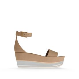 STELLA McCARTNEY, Wedges, Valerie Faux Suede Plexi Wedges