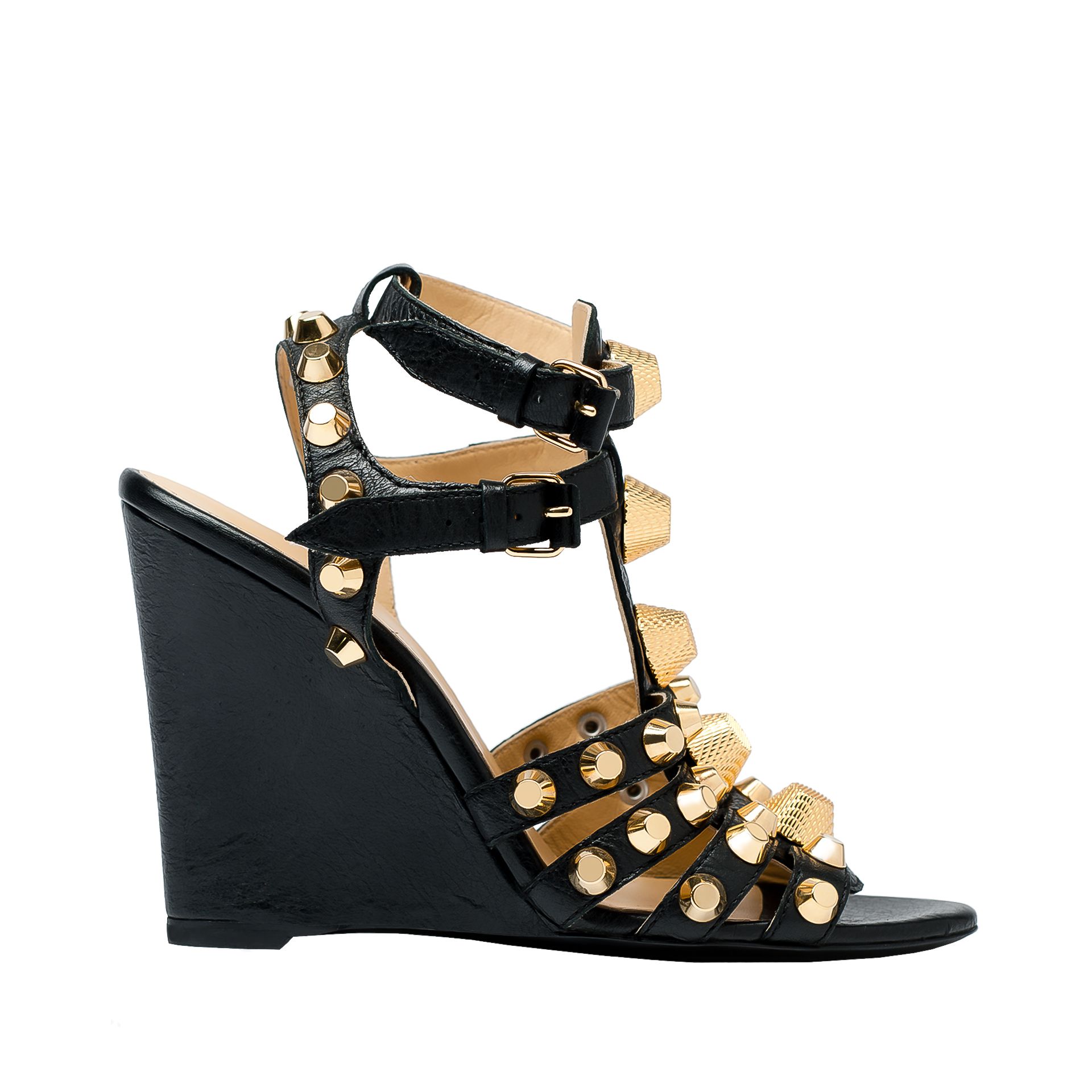 Balenciaga Giant Spartiates de plataforma Oro Balenciaga Giant Spartiates de plataforma Oro