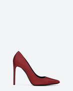 High Heel Pump Classic paris escarpin pump in Dove white leather SAINTLAURENT