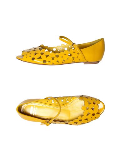ZOOM MOSCHINO CHEAPANDCHIC - Peep-toe ballet flats