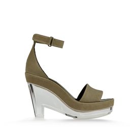STELLA McCARTNEY, Wedges, Valerie Canvas Plexi Wedges