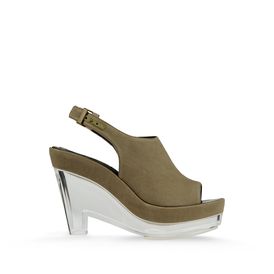 STELLA McCARTNEY, Wedges, Gloria Canvas Plexi Wedges